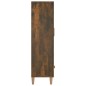 vidaXL Aparador madera contrachapada roble ahumado 70x31x115 cm vidaXL Aparador madera contrachapada roble ahumado 70x31x115 cm