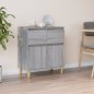 vidaXL Aparador de madera contrachapada gris Sonoma 60x35x70 cm vidaXL Aparador de madera contrachapada gris Sonoma 60x35x70 cm