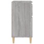 vidaXL Aparador de madera contrachapada gris Sonoma 60x35x70 cm vidaXL Aparador de madera contrachapada gris Sonoma 60x35x70 cm