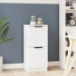 vidaXL Aparador de madera contrachapada blanco 30x30x70 cm vidaXL Aparador de madera contrachapada blanco 30x30x70 cm