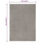 vidaXL Alfombra rectangular algodón gris 160x230 cm vidaXL Alfombra rectangular algodón gris 160x230 cm