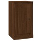 vidaXL Aparadores 2 uds madera color marrón roble 37,5x35,5x67,5 cm