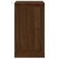 vidaXL Aparadores 2 uds madera color marrón roble 37,5x35,5x67,5 cm