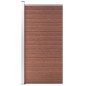 vidaXL Panel de valla WPC marrón 95x186 cm vidaXL Panel de valla WPC marrón 95x186 cm