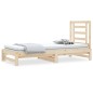 vidaXL Sofá cama extraíble madera maciza de pino 2x(90x190) cm vidaXL Sofá cama extraíble madera maciza de pino 2x(90x190) cm