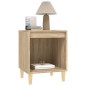 vidaXL Mesitas de noche 2 unidades roble Sonoma 40x35x50 cm vidaXL Mesitas de noche 2 unidades roble Sonoma 40x35x50 cm