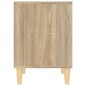 vidaXL Mesitas de noche 2 unidades roble Sonoma 40x35x50 cm vidaXL Mesitas de noche 2 unidades roble Sonoma 40x35x50 cm