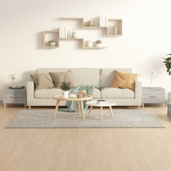 vidaXL Mesas de centro 2 uds madera ingeniería gris Sonoma 50x50x40 cm