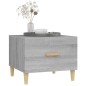 vidaXL Mesas de centro 2 uds madera ingeniería gris Sonoma 50x50x40 cm vidaXL Mesas de centro 2 uds madera ingeniería gris Sonoma 50x50x40 cm