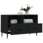 vidaXL Mueble para TV madera contrachapada negro 80x36x50 cm vidaXL Mueble para TV madera contrachapada negro 80x36x50 cm