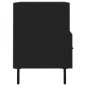 vidaXL Mueble para TV madera contrachapada negro 80x36x50 cm vidaXL Mueble para TV madera contrachapada negro 80x36x50 cm