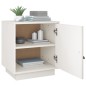 vidaXL Mesitas de noche 2 uds madera maciza pino blanco 40x34x45 cm vidaXL Mesitas de noche 2 uds madera maciza pino blanco 40x34x45 cm