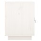 vidaXL Mesitas de noche 2 uds madera maciza pino blanco 40x34x45 cm vidaXL Mesitas de noche 2 uds madera maciza pino blanco 40x34x45 cm