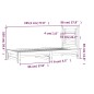 vidaXL Sofá cama extraíble madera maciza de pino 2x(90x190) cm vidaXL Sofá cama extraíble madera maciza de pino 2x(90x190) cm