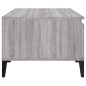 vidaXL Mesa de centro madera contrachapada gris Sonoma 90x50x36,5 cm vidaXL Mesa de centro madera contrachapada gris Sonoma 90x50x36,5 cm