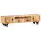 vidaXL Mueble de TV de madera maciza de mango 150x30x37 cm vidaXL Mueble de TV de madera maciza de mango 150x30x37 cm