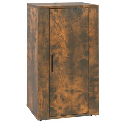 vidaXL Aparador madera contrachapada color roble ahumado 40x33x70 cm