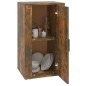 vidaXL Aparador madera contrachapada color roble ahumado 40x33x70 cm vidaXL Aparador madera contrachapada color roble ahumado 40x33x70 cm