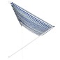 vidaXL Toldo retráctil 400x150 cm azul y blanco