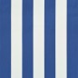 vidaXL Toldo retráctil 400x150 cm azul y blanco