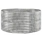vidaXL Jardinera arriate acero recubrimiento polvo plata 140x140x68 cm vidaXL Jardinera arriate acero recubrimiento polvo plata 140x140x68 cm