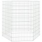 vidaXL Jaula para conejos 6 paneles hierro galvanizado 54x100 cm vidaXL Jaula para conejos 6 paneles hierro galvanizado 54x100 cm