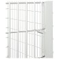 vidaXL Jaula para conejos 6 paneles hierro galvanizado 54x100 cm vidaXL Jaula para conejos 6 paneles hierro galvanizado 54x100 cm