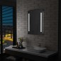 vidaXL Espejo de pared de baño con LED 60x80 cm vidaXL Espejo de pared de baño con LED 60x80 cm