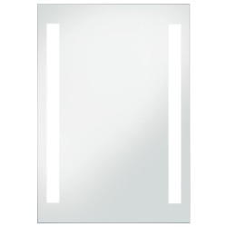 vidaXL Espejo de pared de baño con LED 60x80 cm