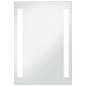 vidaXL Espejo de pared de baño con LED 60x80 cm vidaXL Espejo de pared de baño con LED 60x80 cm