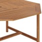 vidaXL Mesa de jardín de madera maciza de teca 150x150x75 cm vidaXL Mesa de jardín de madera maciza de teca 150x150x75 cm