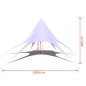 vidaXL Cenador hexagonal Star Garden Pavilion 10 m vidaXL Cenador hexagonal Star Garden Pavilion 10 m