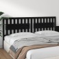 vidaXL Cabecero de cama madera maciza de pino negro 205,5x4x100 cm vidaXL Cabecero de cama madera maciza de pino negro 205,5x4x100 cm