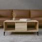 vidaXL Mesa de centro madera contrachapada roble Sonoma 90x50x36,5 cm vidaXL Mesa de centro madera contrachapada roble Sonoma 90x50x36,5 cm