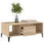 vidaXL Mesa de centro madera contrachapada roble Sonoma 90x50x36,5 cm vidaXL Mesa de centro madera contrachapada roble Sonoma 90x50x36,5 cm