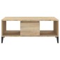 vidaXL Mesa de centro madera contrachapada roble Sonoma 90x50x36,5 cm vidaXL Mesa de centro madera contrachapada roble Sonoma 90x50x36,5 cm