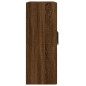 vidaXL Armarios de pared 2 uds madera de ingeniería marrón roble vidaXL Armarios de pared 2 uds madera de ingeniería marrón roble