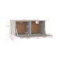 vidaXL Armario de pared madera contrachapada gris Sonoma 80x35x36,5 cm vidaXL Armario de pared madera contrachapada gris Sonoma 80x35x36,5 cm