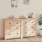 vidaXL Aparador de madera maciza de pino 140x35x80 cm vidaXL Aparador de madera maciza de pino 140x35x80 cm