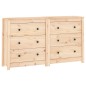 vidaXL Aparador de madera maciza de pino 140x35x80 cm vidaXL Aparador de madera maciza de pino 140x35x80 cm
