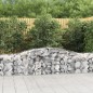 vidaXL Cesta de gaviones forma arco hierro galvanizado 400x50x60/80 cm vidaXL Cesta de gaviones forma arco hierro galvanizado 400x50x60/80 cm