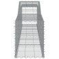 vidaXL Cesta de gaviones forma arco hierro galvanizado 400x50x60/80 cm vidaXL Cesta de gaviones forma arco hierro galvanizado 400x50x60/80 cm