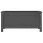 vidaXL Jardinera madera maciza de pino gris 82,5x40x39 cm vidaXL Jardinera madera maciza de pino gris 82,5x40x39 cm