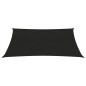 vidaXL Toldo de vela negro HDPE 160 g/m² 3x4 m vidaXL Toldo de vela negro HDPE 160 g/m² 3x4 m