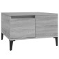 vidaXL Mesa de centro madera contrachapada gris Sonoma 55x55x36,5 cm vidaXL Mesa de centro madera contrachapada gris Sonoma 55x55x36,5 cm