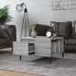 vidaXL Mesa de centro madera contrachapada gris Sonoma 55x55x36,5 cm vidaXL Mesa de centro madera contrachapada gris Sonoma 55x55x36,5 cm