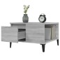 vidaXL Mesa de centro madera contrachapada gris Sonoma 55x55x36,5 cm vidaXL Mesa de centro madera contrachapada gris Sonoma 55x55x36,5 cm