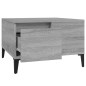 vidaXL Mesa de centro madera contrachapada gris Sonoma 55x55x36,5 cm vidaXL Mesa de centro madera contrachapada gris Sonoma 55x55x36,5 cm