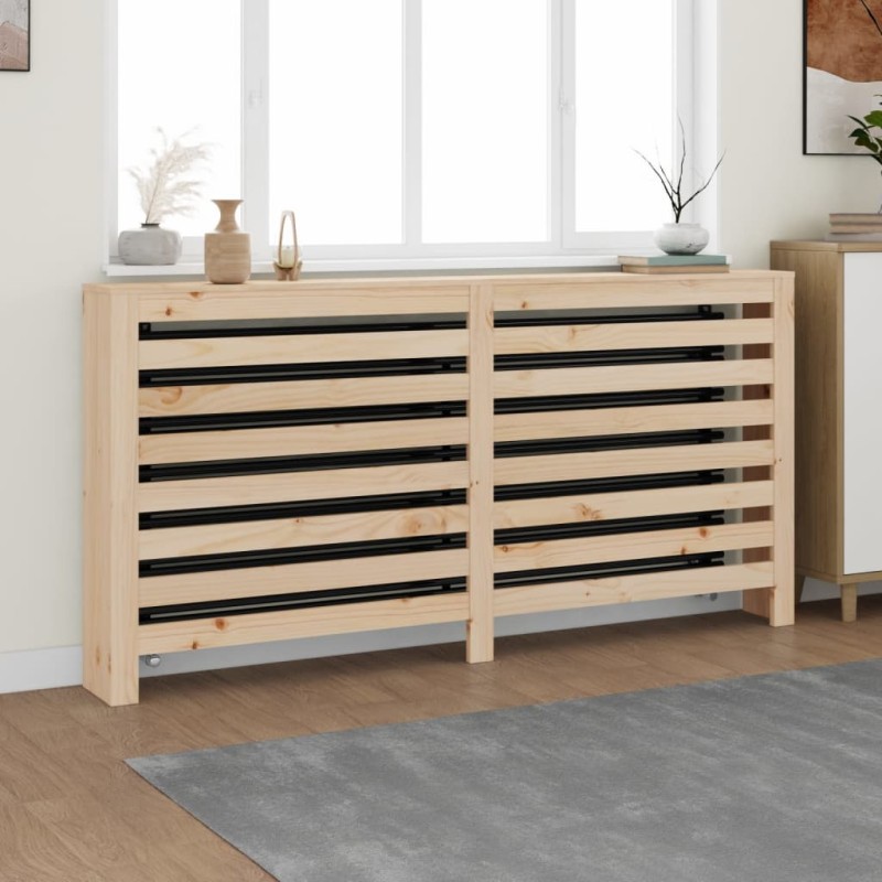 vidaXL Cubierta de radiador madera maciza de pino 169x19x84 cm vidaXL Cubierta de radiador madera maciza de pino 169x19x84 cm