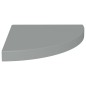 323922 vidaXL Floating Corner Shelf Grey 35x35x3,8 cm MDF 323922 vidaXL Floating Corner Shelf Grey 35x35x3,8 cm MDF
